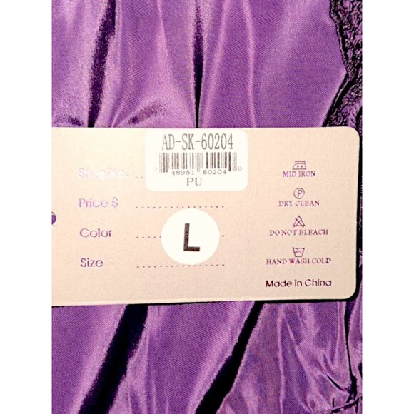 Pretty Angel Purple Corset Lace-Up Beaded WhimsyGoth Dress Indie Sleeze … - Picture 6 of 8